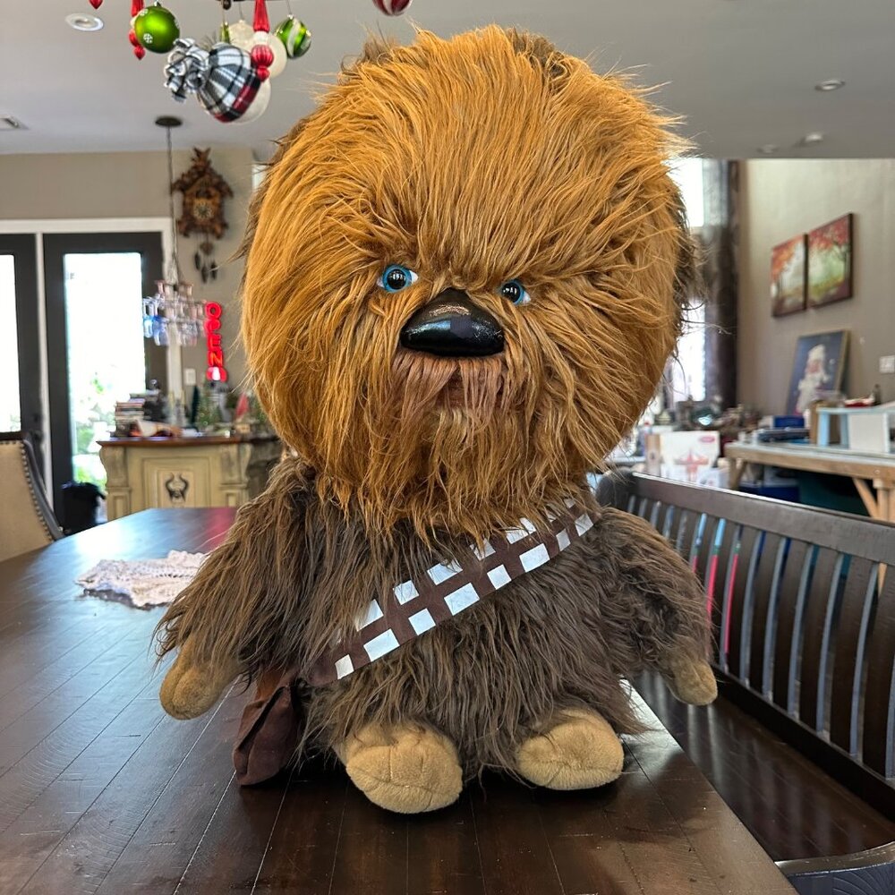 Star Wars Talking Chewbacca Wookie Plush Doll Plush Brown Bear Stuffed Animal